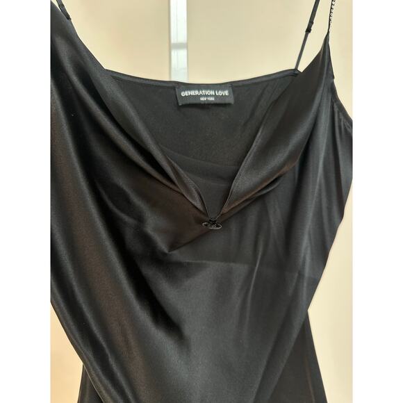 Generation Love Bailey Crystal Strap Cami Black size XS - Picture 7 of 9